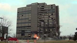 North Park Plaza  Controlled Demolition Inc [upl. by Adnowat534]