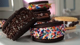 The Best Oreo Ice Cream Sandwiches Ever  Eat the Trend [upl. by Cooke9]