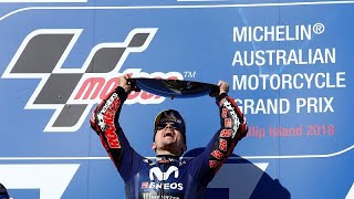 Maverick Vinales wins MotoGP [upl. by Anemij543]