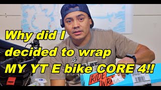 RIDE WRAP ELECTRIC YT BIKE CORE 4 [upl. by Kit56]