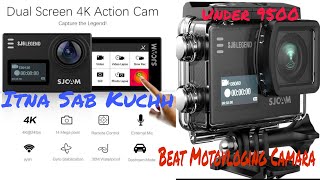 Best Motovlogging Camara Under 10000  Budget 4k Action Camera  Cheap and Best Camera Sj6 Legend [upl. by Cooley]