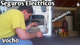 Como Adaptar Seguros Electricos a tu Auto Clasico  Vocho  Parte 2 [upl. by Sinned492]