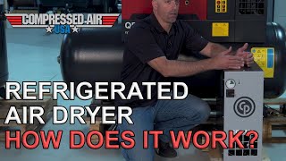 How a Refrigerated Air Dryer Works  CompressedAirUSAcom [upl. by Arodnahs]