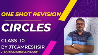 Circle  Circles Class 10  Circles Class 10 One Shot CBSE  Circles Class 10 JTC Amresh Sir [upl. by Assiralc]