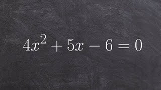 Factoring a quadratic by guess and check [upl. by Ronel264]