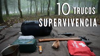 SOBREVIVIRÍAS EN UN BOSQUE  10 Trucos de Supervivencia que SÍ Funcionan [upl. by Restivo371]