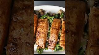 Keto Teriyaki Salmon and Broccoli  Recipe in the comments [upl. by Oflodor]