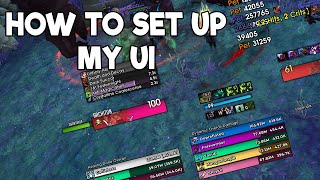 How to set up my WoW UI Great UI for TankingDPS [upl. by Nemraciram]