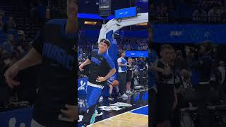 Mac McClung with the CRAZY pregame warmup DUNK [upl. by Attenohs315]