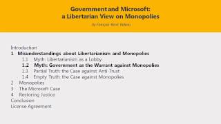 Misunderstandings about Libertarianism and Monopolies [upl. by Fawn25]