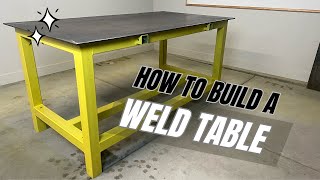 DIY Homemade Welding Table  Workbench with Accessory Mounting option pt1 [upl. by Wildermuth]