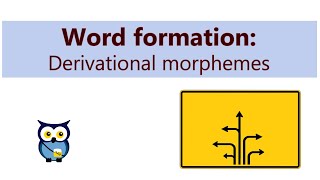 Word Formation Derivational Morphemes [upl. by Luhey]