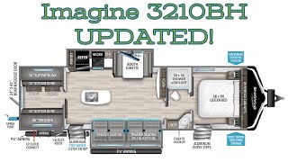 Grand Design RV The BIG Bunkhouse UPDATED Imagine 3210BH Love the Changes [upl. by Lettig546]