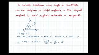 Matematica Geometrie plana Notiuni de baza Unghiuri adiacente Bisectoarea unui unghiClasele 58 [upl. by Ulah]