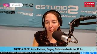 AGENDA PROPIA con Patricia Alba Diego Schejtman y Sebastián Seco hasta las 12 hs [upl. by Breger453]