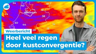 Weerbericht komende dagen regionaal veel regen [upl. by Enirac]