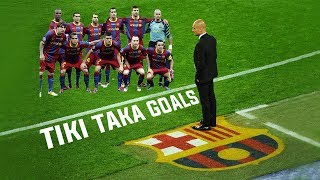 TikiTaka Goals By Pep Guardiolas Barcelona [upl. by Washko]