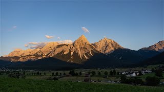 Sonnwendfeuer Zugspitzregion 2023 Ehrwald Lermoos Timelapse 4k [upl. by Ydospahr]