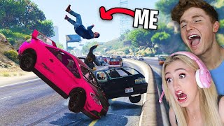 My Boyfriend Controls My GTA 5 Game BAD IDEA [upl. by Bower]