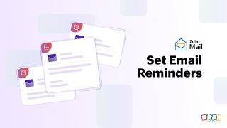 Set Email Reminders in Zoho Mail [upl. by Ytirahs]