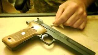 field stripping Smith and Wesson Model 422622 22 long rifle pistol [upl. by Amil]