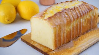 Super Moist And Velvety Lemon Loaf Cake [upl. by Vinni]