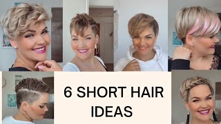 6 ways to style a short pixie cut  SALIRASA [upl. by Carlick156]