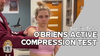 O’Briens Active Compression Test [upl. by Ikin]