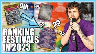 2023 Festival Lineups Pt1  Ranking Every Festival [upl. by Dionis]