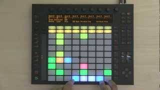 Ableton Push 1 Tutorial Part 5 Session Mode [upl. by Efron]