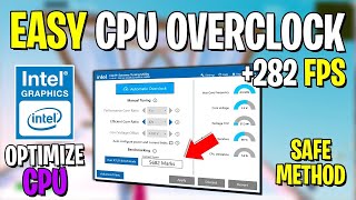 How to Overclock🔥Your CPU Increase FPS in Games Easily🤯 [upl. by Pachston]