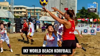 World Beach Korfball Championship highlights in Jomtien [upl. by Nnalyrehc]