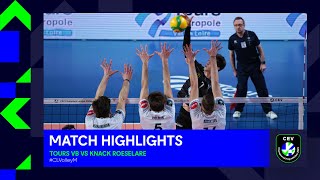 Highlights  TOURS VB vs Knack ROESELARE  CEV Champions League Volley 2023 [upl. by Dimond]