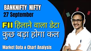 Market Analysis For 27 SEP  Nifty Banknifty [upl. by Anitniuq]