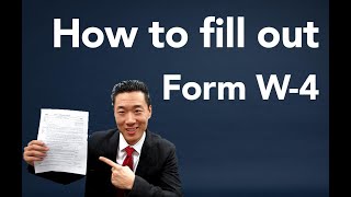 How to fill out a W4 Form [upl. by Lubbi]