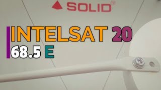 IntelSat20 685°E C Band  Coverage Info  Dish Setting  Channel List [upl. by Niwdog823]