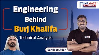 The Incredible Engineering behind Burj Khalifa  Engineering Marvels in the World  Sandeep Adari [upl. by Anaz]