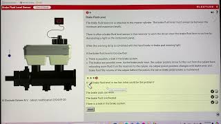 Brake Fluid Level Sensor ELearning week3 [upl. by Carry514]