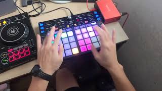 performing ddj 400 amp ddj xp1  mi gente amp turn down for what DJ DoubleDragon Mix [upl. by Martguerita]