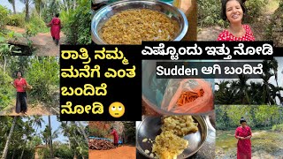 ರಾತ್ರಿ ನಮ್ಮ ಮನೆಗೆ ಎಂತ ಬಂದಿದೆ ನೋಡಿ🙄ಎಷ್ಟೊಂದು ಇತ್ತು ನೋಡಿSudden ಆಗಿ ಬಂದಿದೆKannada vlogs [upl. by Wilma]