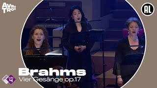 Brahms Vier Gesänge op17  Groot Omroepkoor olv Michael Gläser  Live concert HD [upl. by Aleron300]