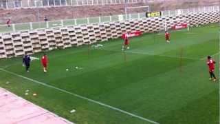 Entrenamiento Rayo Vallecano 1 de 3 [upl. by Eahsram]