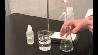 Titration Technique using a buret [upl. by Gellman]