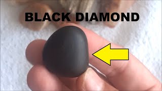 Carbonado Diamond  Black Diamond  Meteorite [upl. by Drusie]