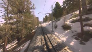 Gornergratbahn Zermatt HD [upl. by Odnumyer]