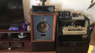 Fisher 500C Altec Speakers and 32A horn [upl. by Elohcim]