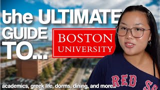 the ULTIMATE guide to BOSTON UNIVERSITY📚 dorms greek life academics and more [upl. by Ferdinande838]