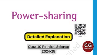 Power Sharing Class 10 CBSE Easy Explanation One Shot [upl. by Nylidnam60]