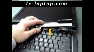 Disassembly Dell Latitude D520  replacement clean take apart keyboard screen battery [upl. by Harlamert]