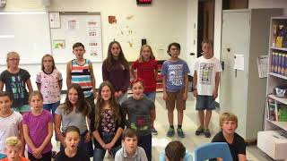 École des Orioles de St Zotique  Une chanson à lécole [upl. by Enelkcaj174]